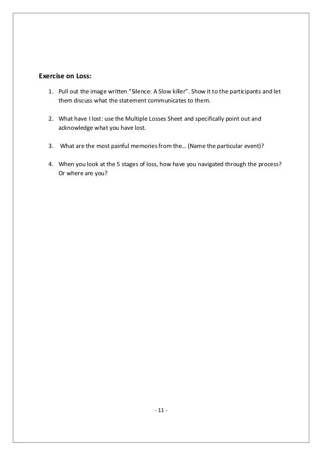 courage to heal workbook